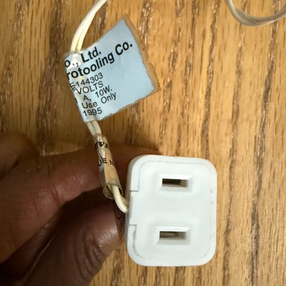 Light Up Vintage Porcelain Face Angel Christmas Tree Topper Gold Brocade Gown - Picture 16 of 16